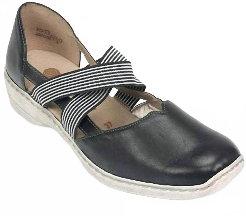 NEW REMONTE women's d1647-01 slip on in black combo